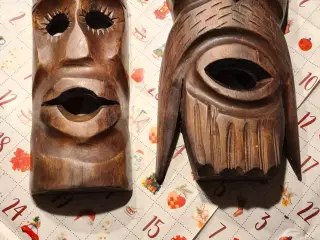 Træ masker 