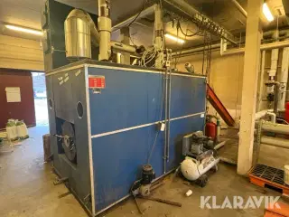 Fuldautomatisk Flisfyr med skrabeanlæg Danstoker Linka