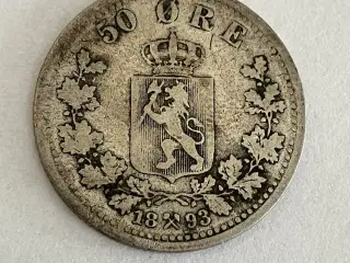 50 Øre 1893 Norge