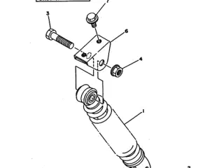 Ny original støddæmper til Yamaha Jog 