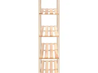 Reol i 5 niveauer 170 x 38 x 170 cm massivt fyrretræ 500 kg