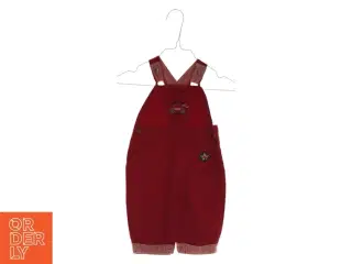 Overalls i rød (str. 3-6 mdr)