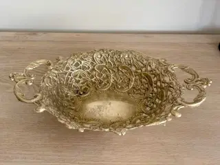Vintage skål af messing