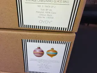 6 smukke julekugler fra OYOY