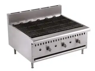 Professionel gas lavastensgrill – 27 kW