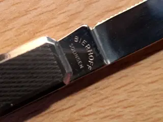 Bestik - Ost og pølse Taste knife / Smage kniv.