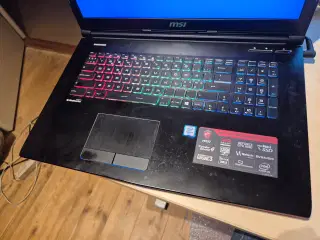 MSI GE72VR 6RF Apache Pro gaming bærbar
