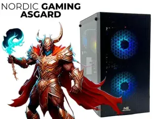 Stationær gaming PC Nordic Gaming Asgard Balder – Ryzen 5, 8 GB, Radeon Vega 7, 500 GB SSD