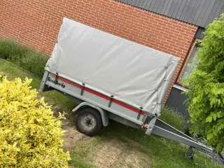 Lille trailer med Inddækning