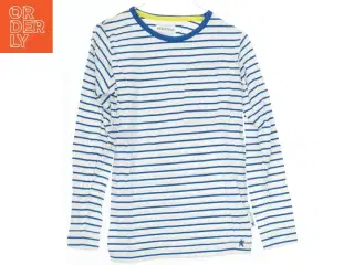 Langærmet T-shirt med blå striber fra Phister & Philina (str. 134)