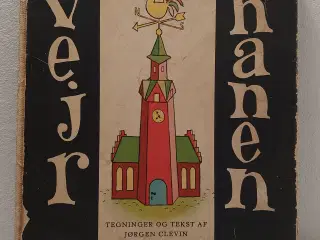 Jørgen Clevin: Vejrhanen. Sjælden 1.udg. fra 1949.