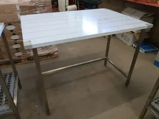 Rustfri stålbord 120x85xH90cm