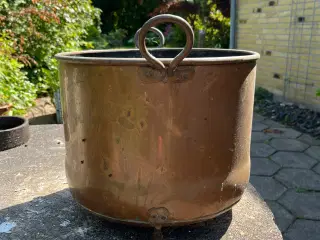 Flot kobber spand 