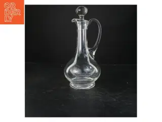 Glas karaffel med låg (str. 32x14 cm)