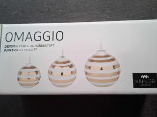 Kähler omaggio julekugler med guld