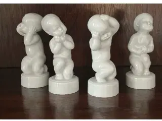Bing & Grøndahl porcelænsfigurer – sæt af 4