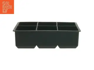Sort isterningebakke (str. 16x11 cm)