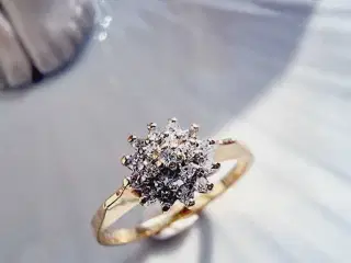 Diamantring 18 karat guld 0.20 carat