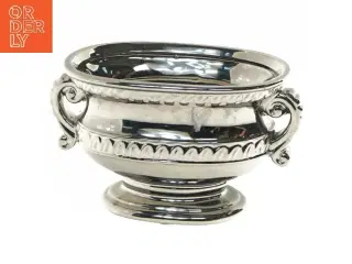 Oval skål/urtepotteskjuler på fod (str. 15 cm)