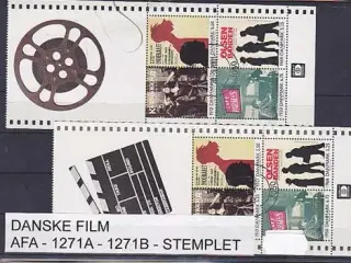Danske Film AFA 1271A -1271B Stemplet