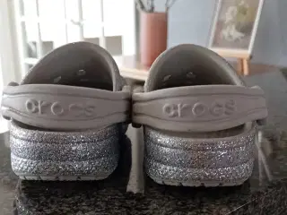 Børne Crocs med glimmer 