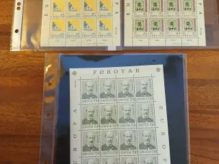Færøske 42 helark(20) i arkmappe fra Leuchtturm me