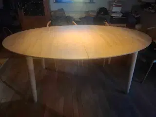 Spisebord, sæbebehandlet bøg