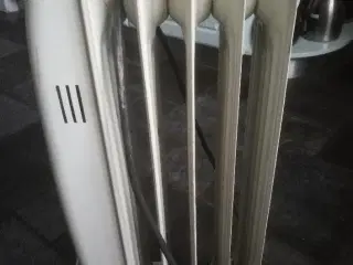 2 x el varme radiator 