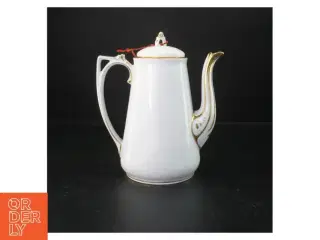 Porcelænskande med guldkant (str. 23 cm)