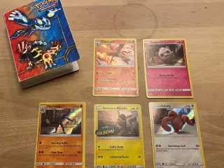 Pokemon kort og bog