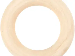 Lyst Træ Gardinringe 35 mm - 8 stk.