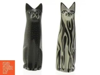 Keramiske kattefigurer (str. 10,5 cm)