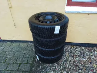 Vinterdæk og fælge, brugte, sælges
