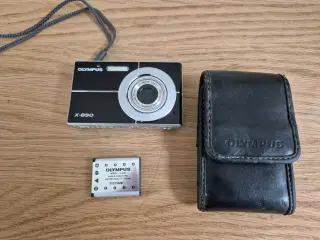Olympus X-890, 10 Megapixels, Med lille taske, Sæl