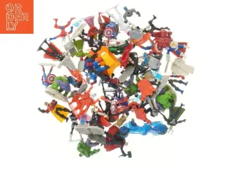 Samling af superhelte figurer (str. ca. 5 cm)