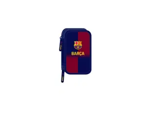 Penalhus F.C. Barcelona Blå Rødbrun 12,5 x 19,5 x 5,5 cm 37 Dele