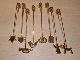 Julelysholdere fra Georg Jensen, 18 karat guld for