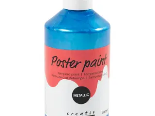 Temperamaling Metallic, blå, 300ml/ 1 pk.