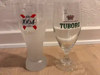 Ølglas, originale med logo