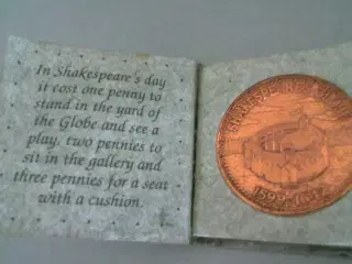 shakespeares globe mønt