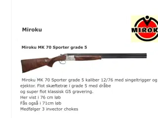 Miroku mk 70 sport grade 5 