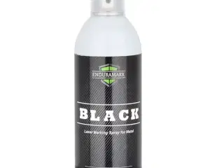 Enduramark - Laser Spray til Metal - Black/Sort - 340g