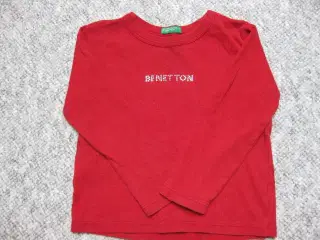 Str. 90, rød Benetton bluse
