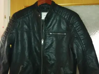 JACK & JONES BIKER JAKKE, SOM NY, STR M