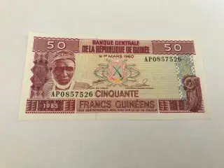 50 Francs Guinea 1985