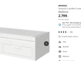 Brimnes Sofesofa fra Ikea