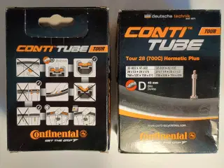 Continental cykelslanger til 28" hjul, 2 stk.