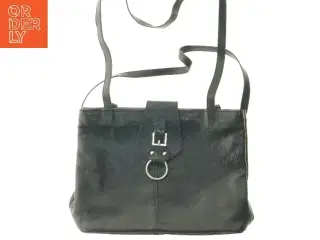 Sort skuldertaske (str. 23x34x11 cm)