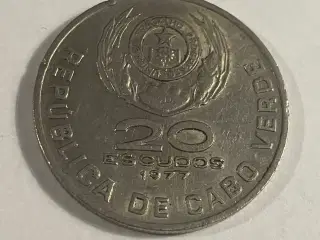 20 Escudos Cabo Verde 1977