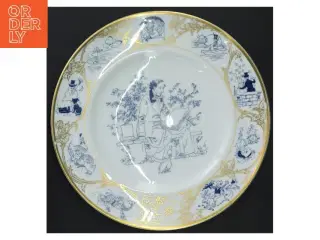 Dekorativ samletallerken fra Copenhagen Porcelon (str. Ø, 24 cm)